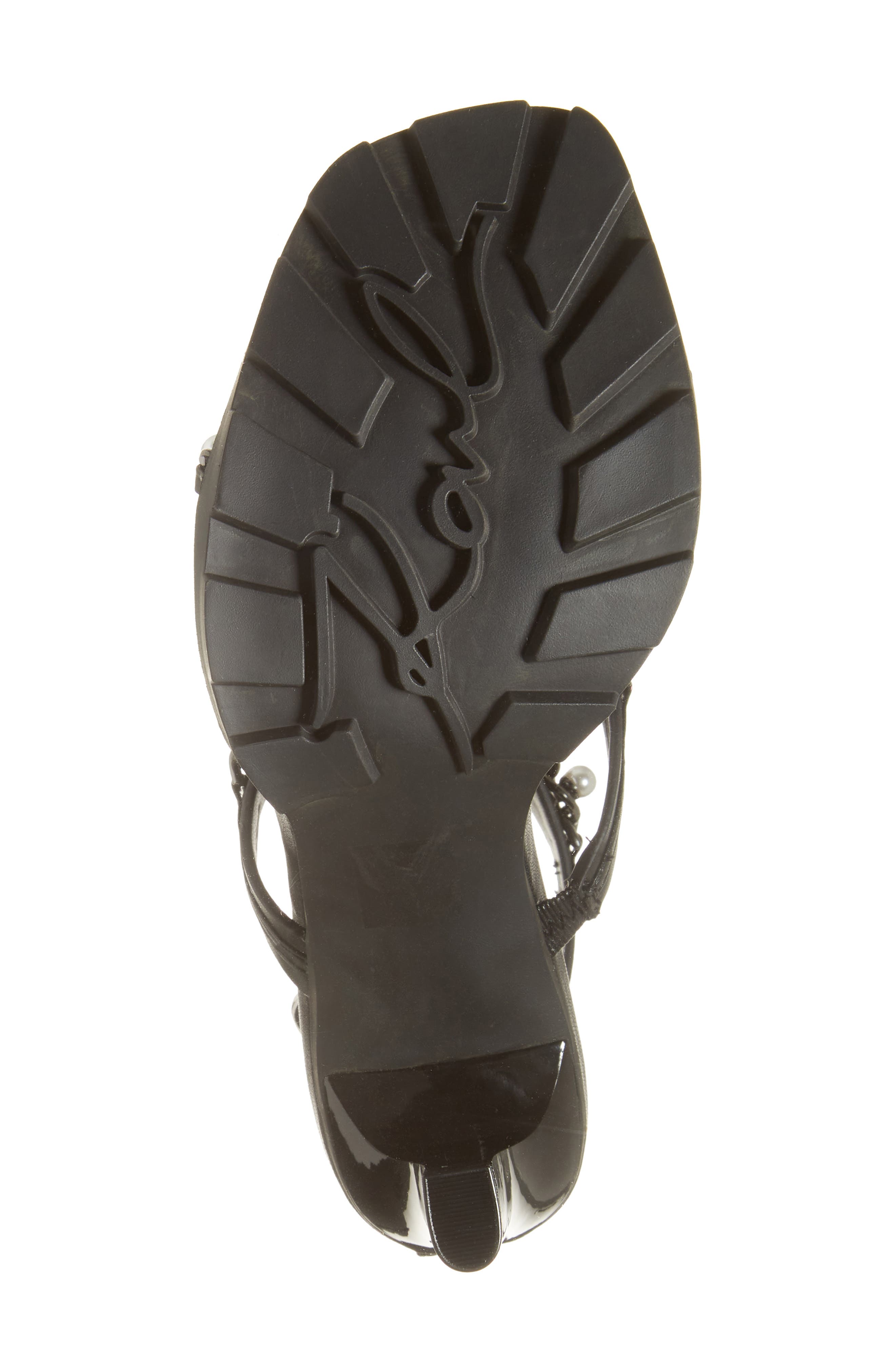 KARL LAGERFELD PARIS Midge T-Strap Sandal, Alternate, color, Black