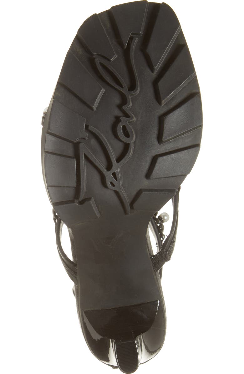 KARL LAGERFELD PARIS Midge T-Strap Sandal, Alternate, color, Black