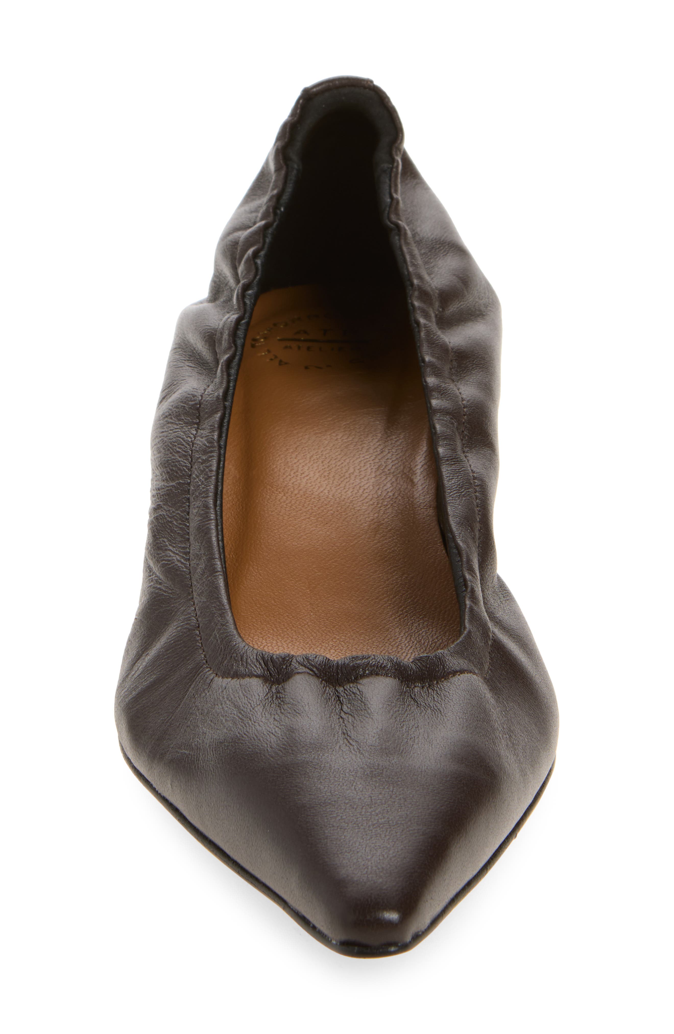 Petina Leather Pointed Toe Pump, Alternate, color, GRUMELLO