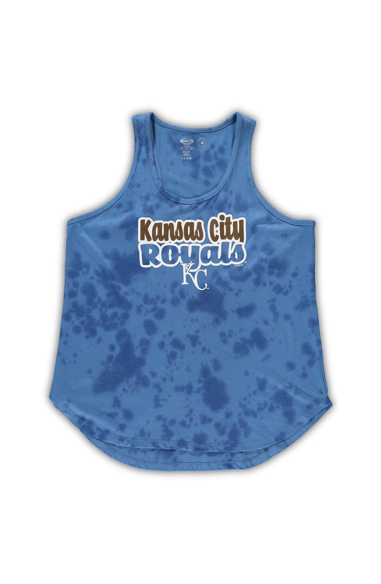 CONCEPTS SPORT Women's Concepts Sport Royal Kansas City Royals Plus Size Cloud Tank Top & Shorts Sleep Set, Alternate, color, Royal