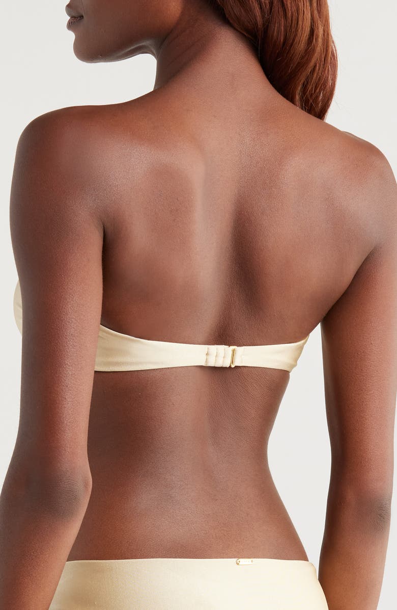 BOAMAR Rubi O-Ring Bikini Top, Alternate, color, Champagne