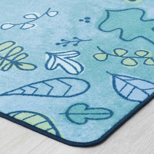 Kaplan Early Learning Company Falling Leaves Border Carpets In Blue
