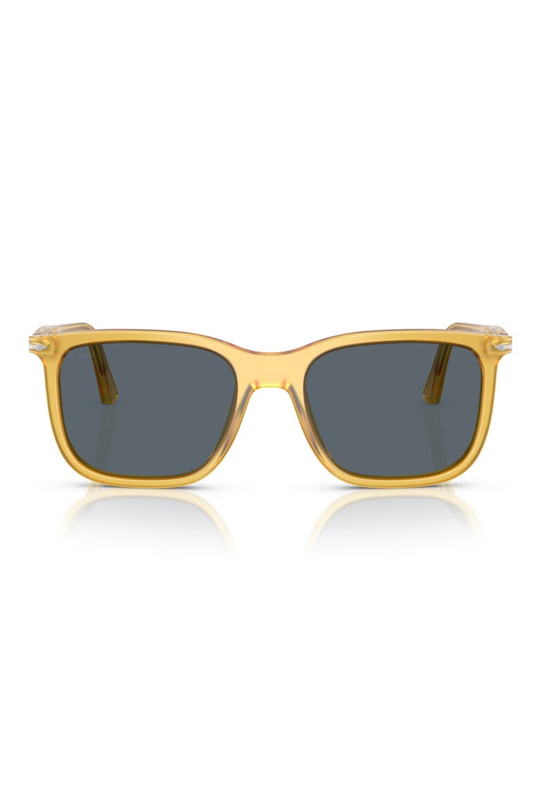 56mm Rectangular Sunglasses, Main, color, BLUE WHITE