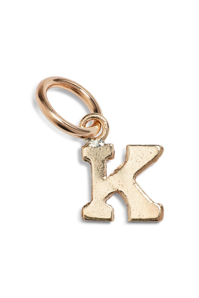 Initial Charm, Main, color, GOLD FILL - K