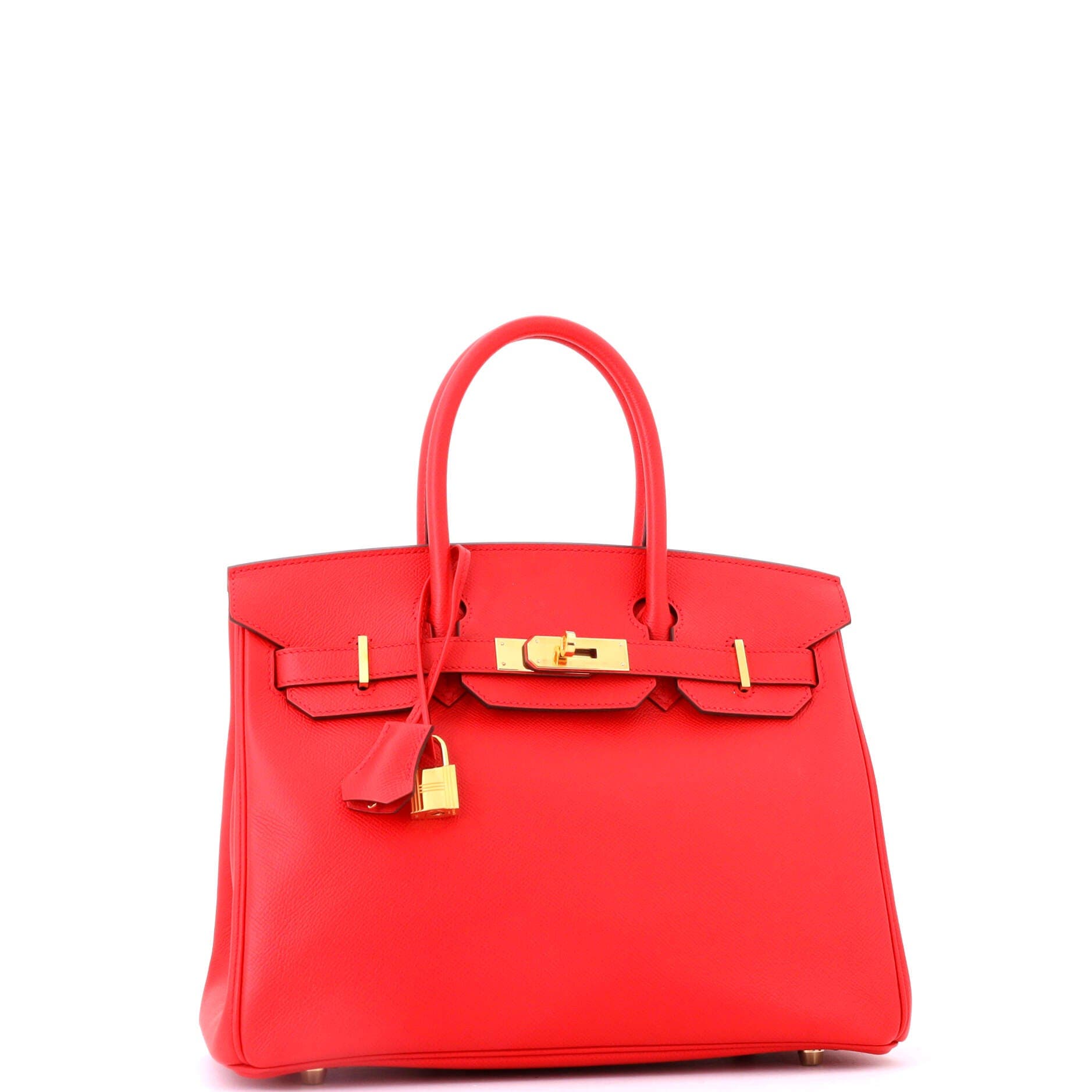 Pre-Owned Hermes Birkin Handbag Pink Epsom with Gold Hardware 30, Alternate, color, Bougainvillier