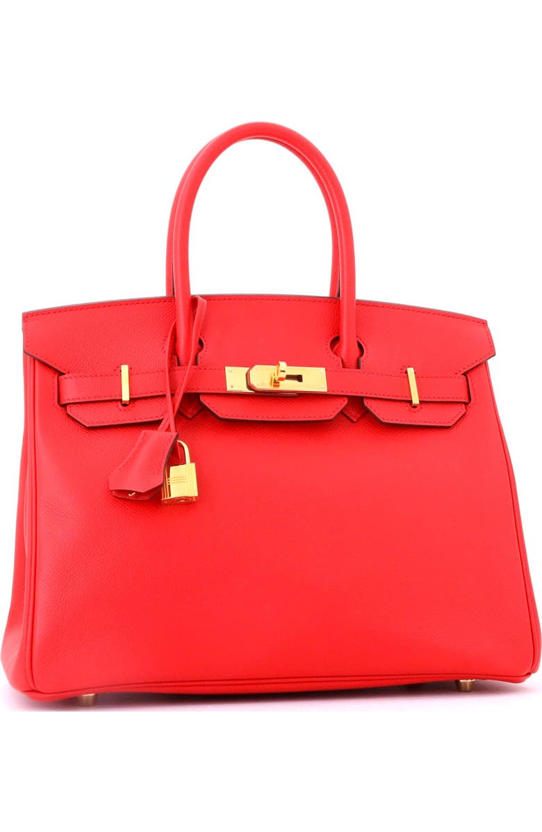 Pre-Owned Hermes Birkin Handbag Pink Epsom with Gold Hardware 30, Alternate, color, Bougainvillier