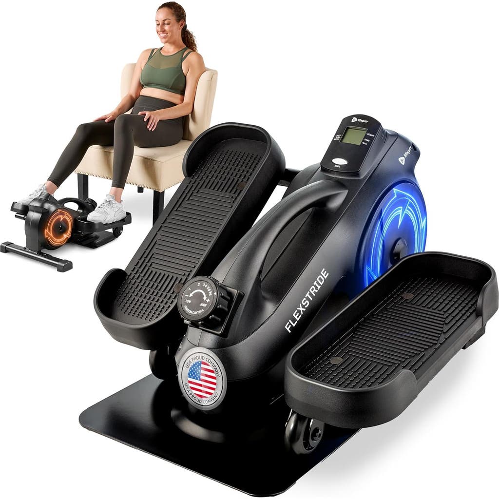Lifepro Flex Stride Under Desk Bike Pedal Mini Elliptical Exerciser In Black