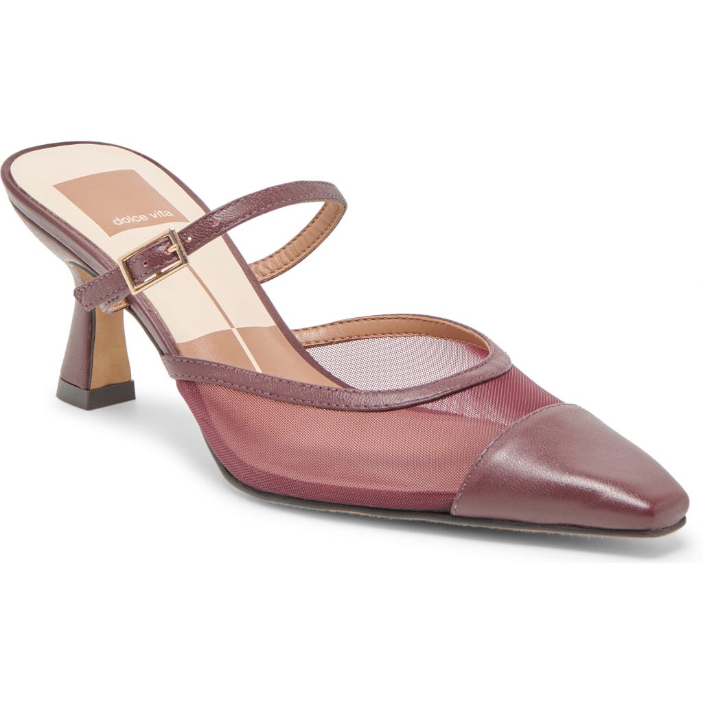 Dolce Vita Loyd Pointed Toe Pump In Burgundy