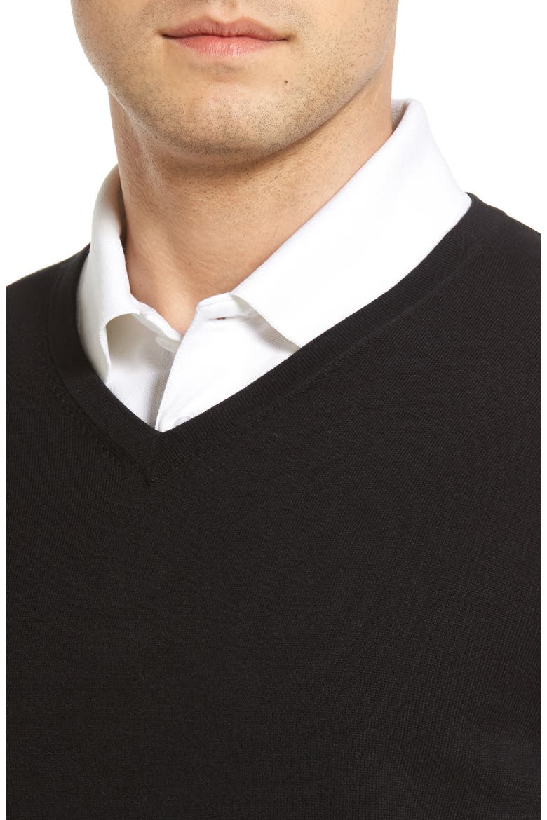 Lakemont V-Neck Sweater, Alternate, color, BLACK