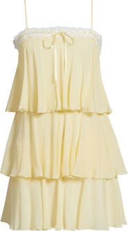 LoveShackFancy Cedra Layered Ruffle Dress
