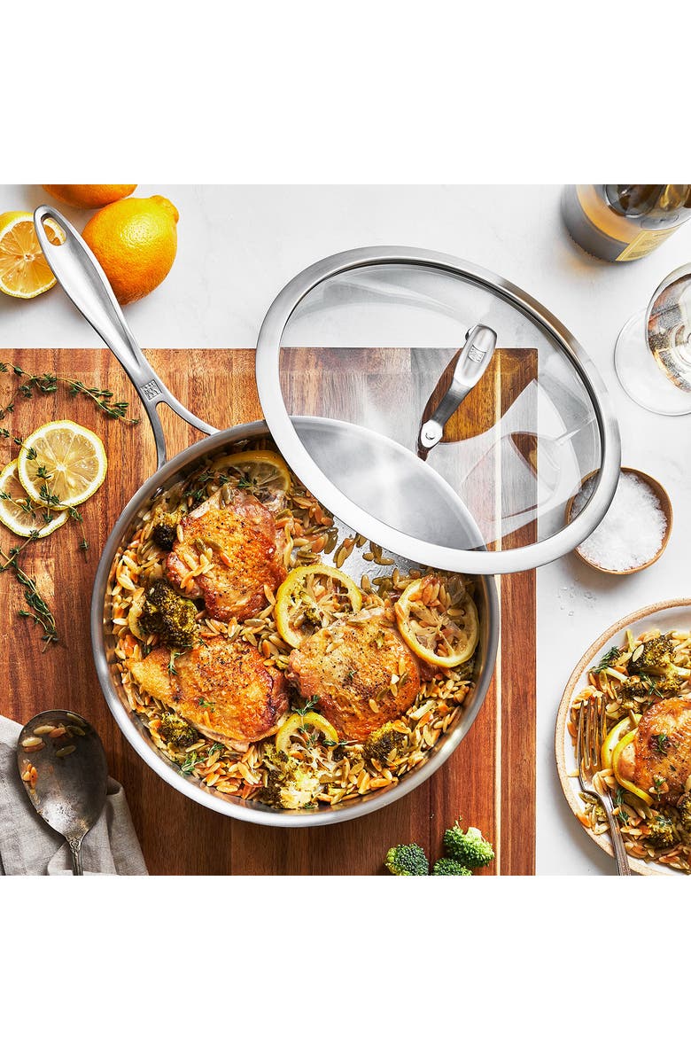 ZWILLING Spirit Polished 3 Qt. Saute Pan, Alternate, color, Stainless Steel