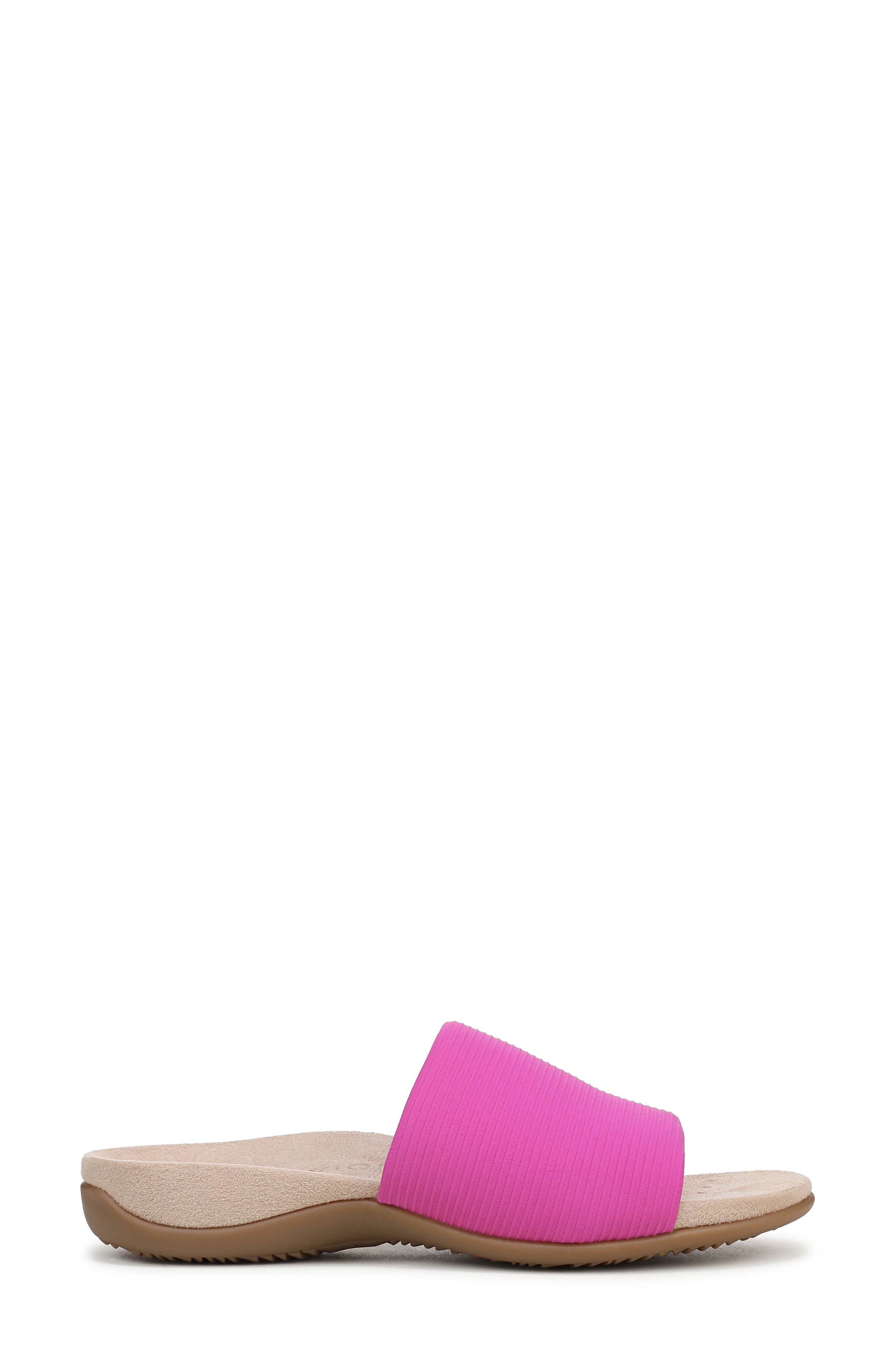 Renie Knit Slide Sandal, Alternate, color, ROSE VIOLET