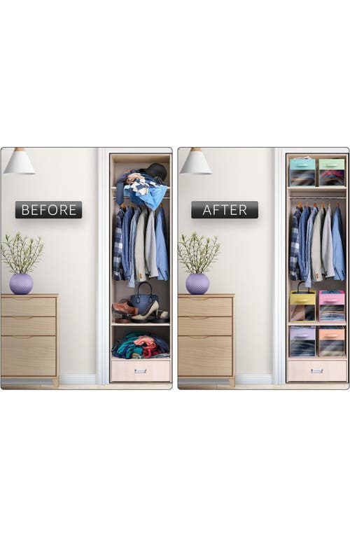 Sorbus 6-pack Window Collapsible Storage Bins