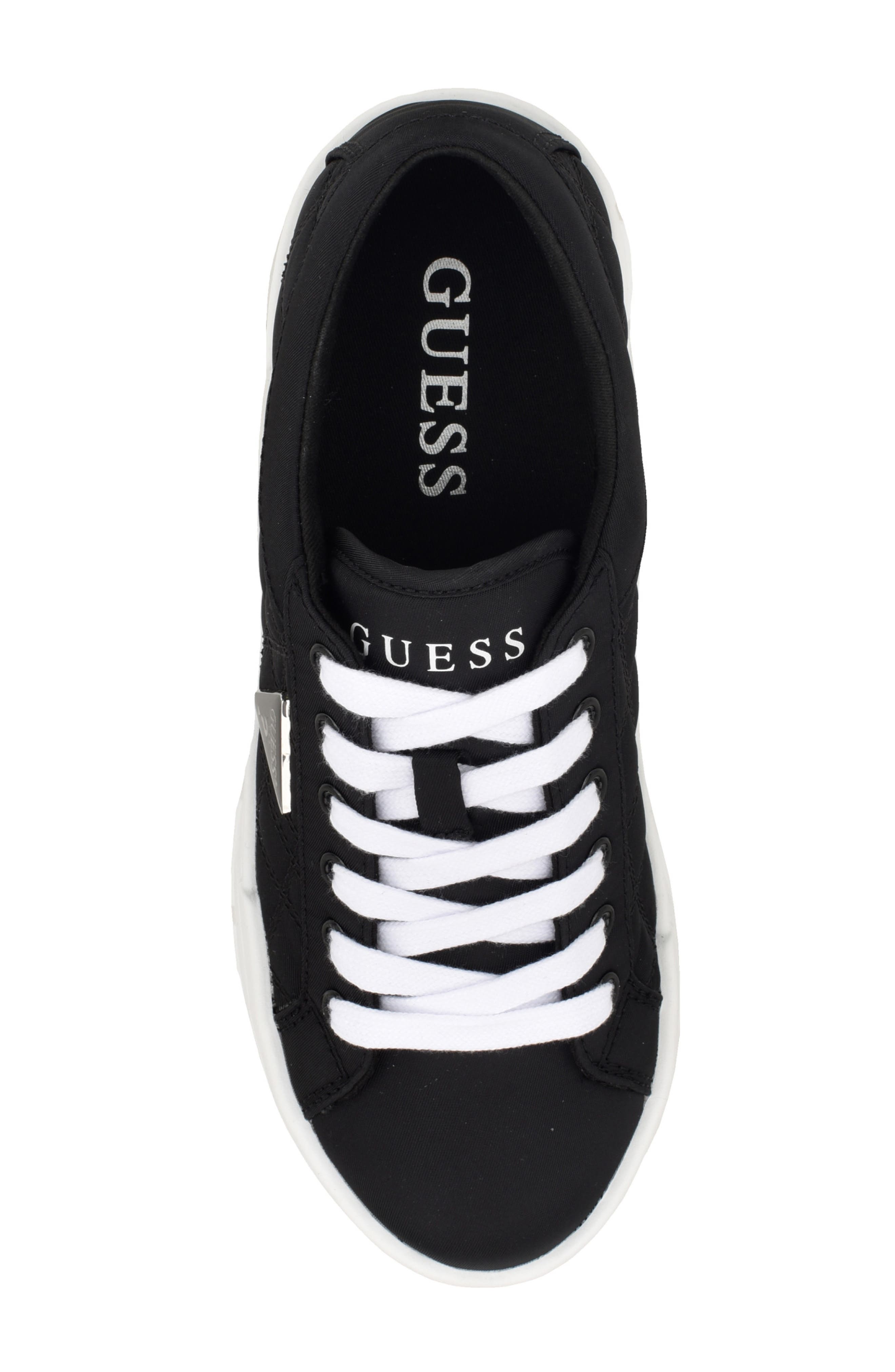 GUESS Tesie Platform Sneaker, Alternate, color, Black