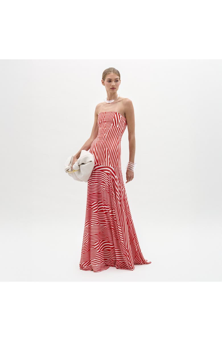 SILVIA TCHERASSI Muriel Dress, Main, color, Multi Directional Re