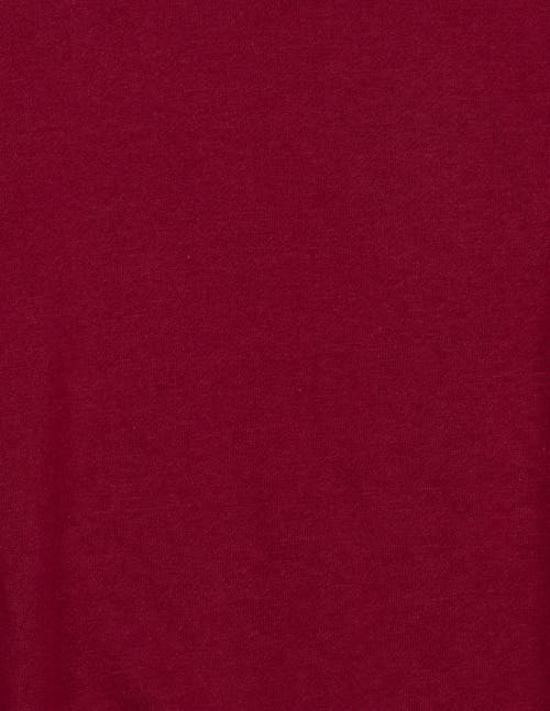 Leveret Kids Pullover Sweatshirt, Long Sleeve, Solid Colors In Burgundy