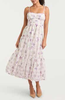 Cinq à Sept Joie Tossed Poppies Stretch Cotton Dress