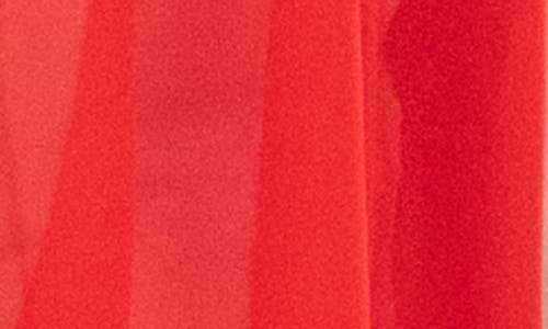 Nina Leonard Semi Sheer Open Front Topper In Cherry