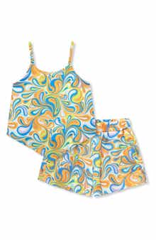 Truce Kids' Swirl Print Camisole & Shorts Set