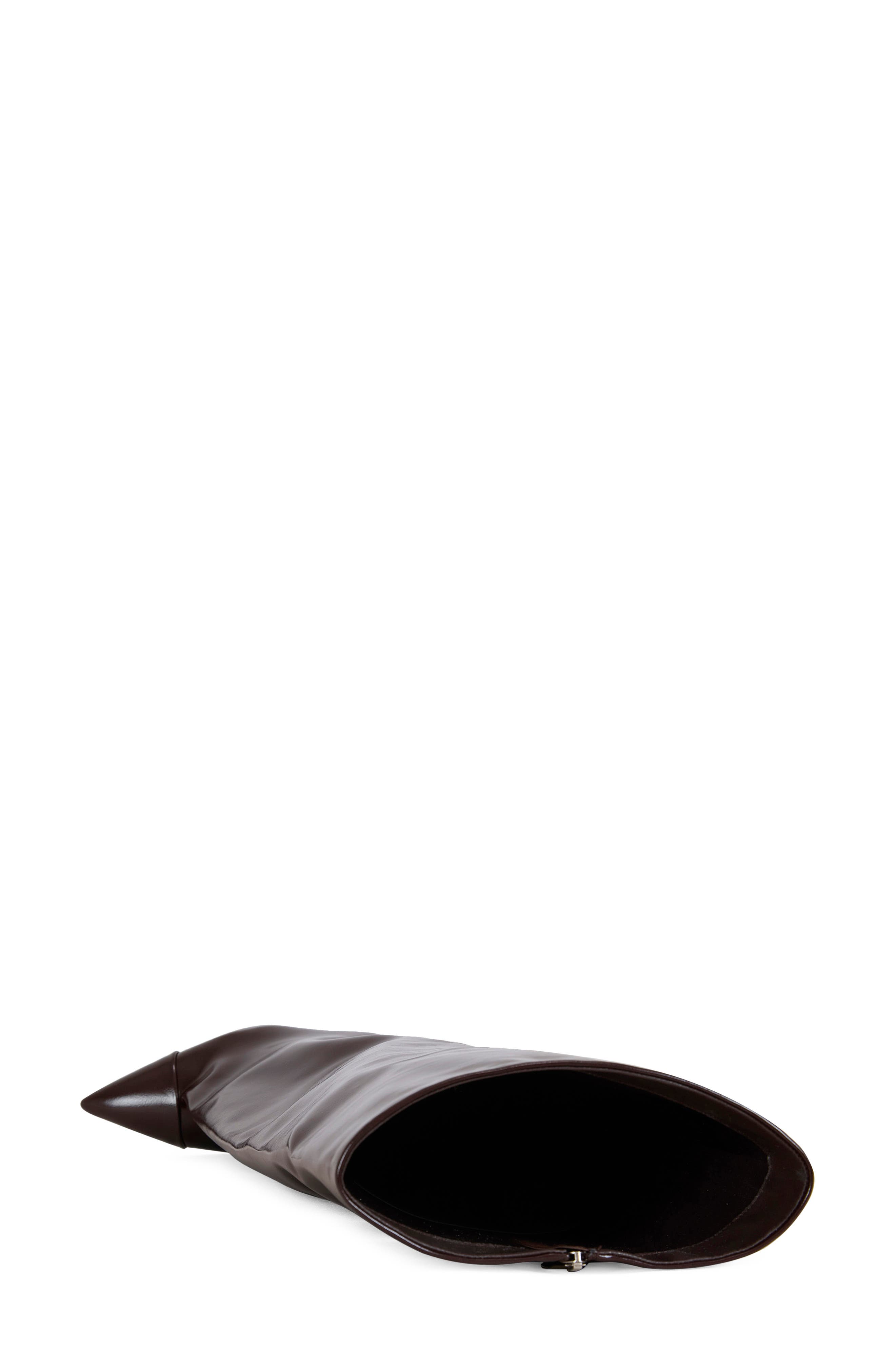 AZALEA WANG Kenya Wide Shaft Wedge Boot, Alternate, color, Brown