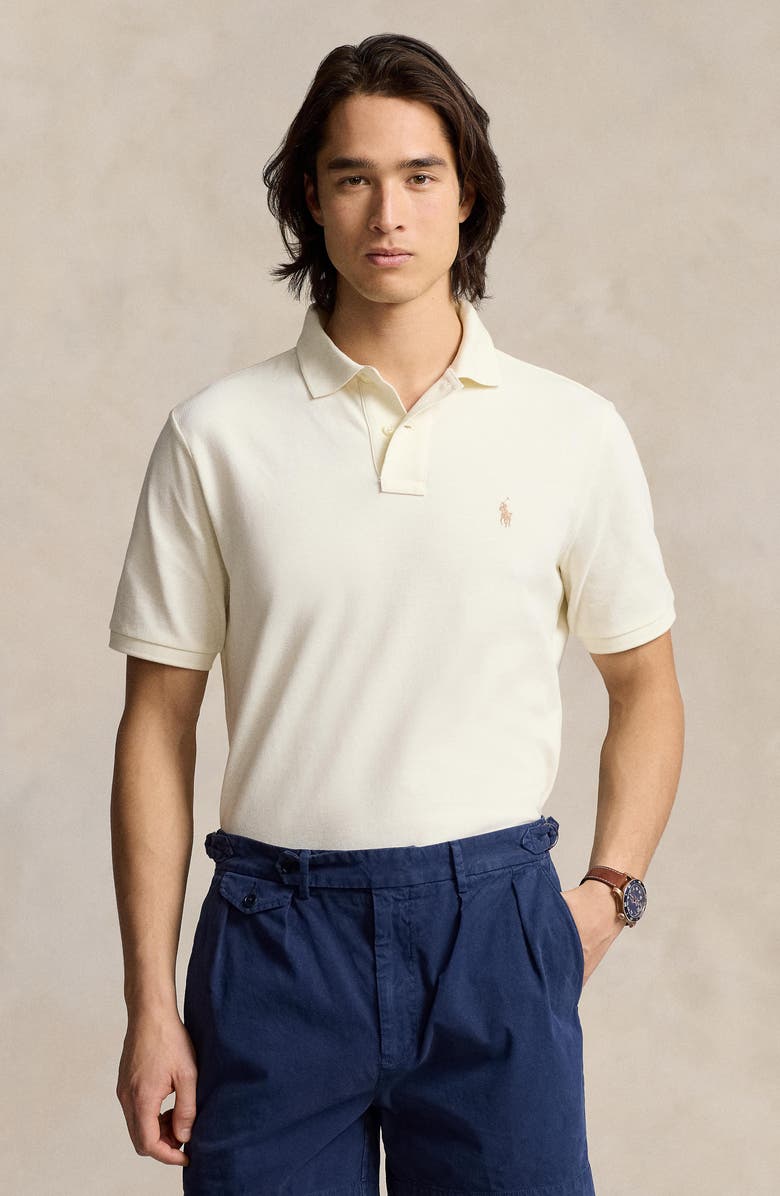 Polo Ralph Lauren Solid Piqué Polo, Alternate, color,