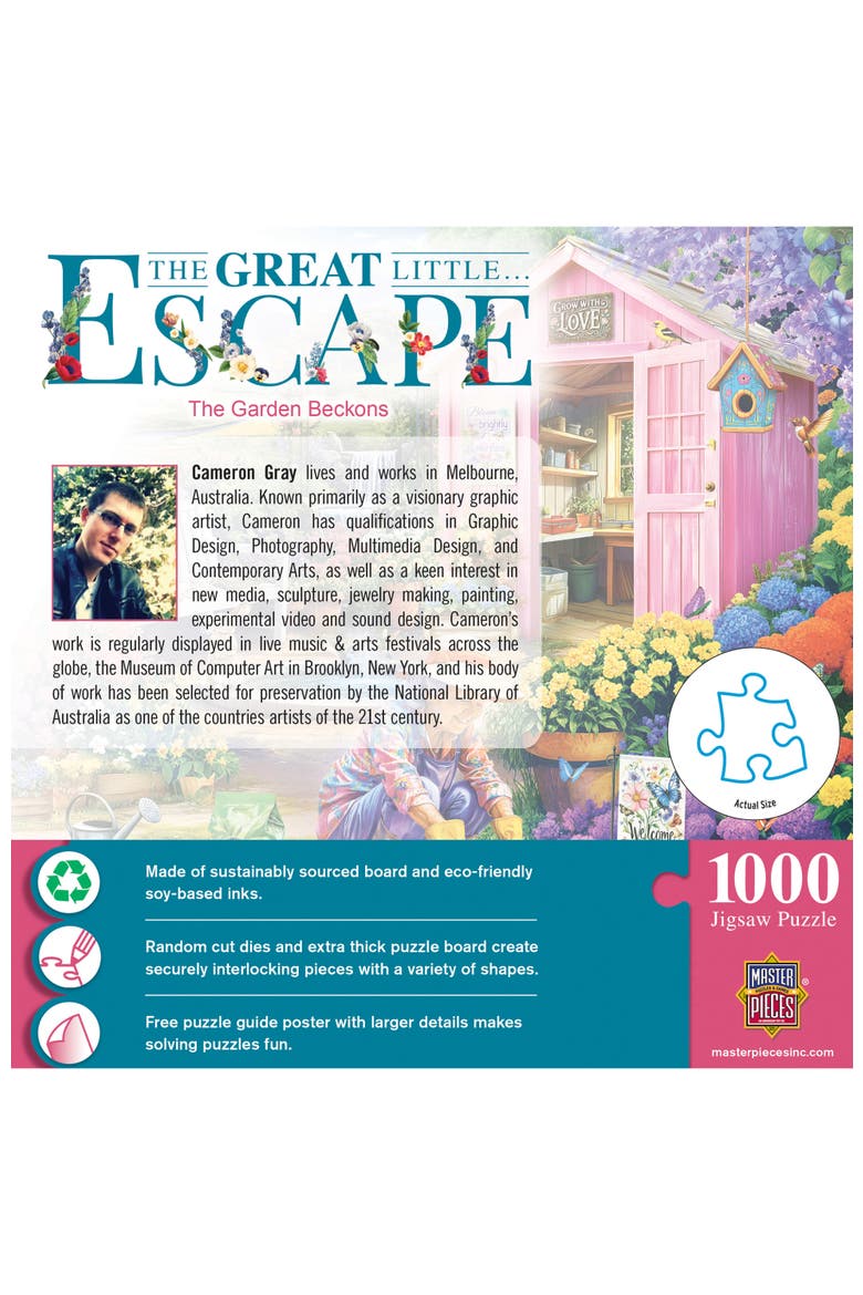 The Garden Beckons 1000pc Jigsaw Puzzle, Alternate, color, Multicolor