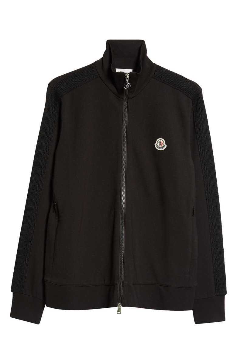 Moncler Tonal Trim Punto Milano Jacket, Alternate, color, 