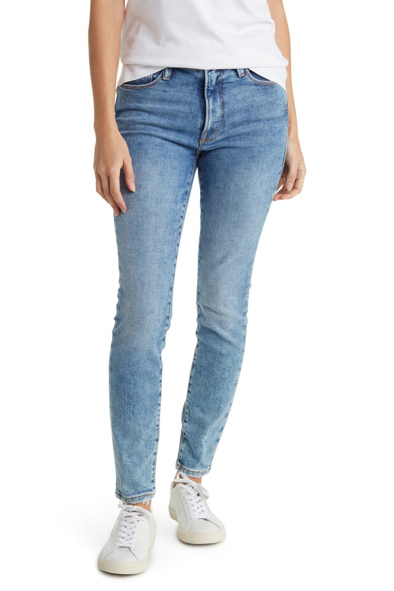 Good Legs High Waist Jeans, Main, color, INDIGO205
