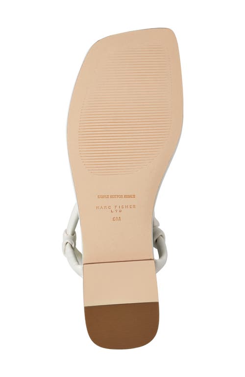 Marc Fisher Maycee Ankle Strap Sandal In Ivory