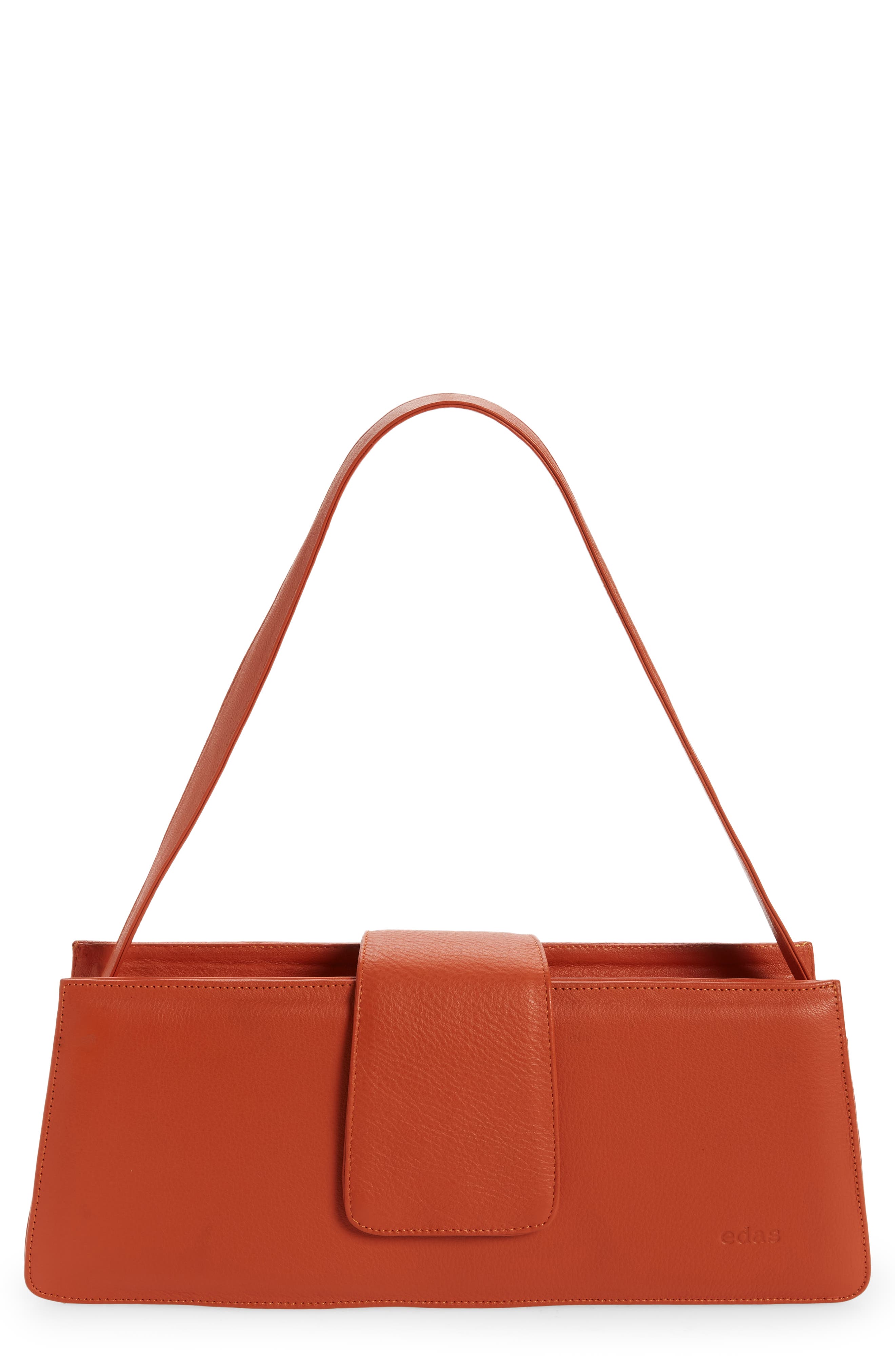 EDAS Maria Leather Baguette Bag, Main, color, 