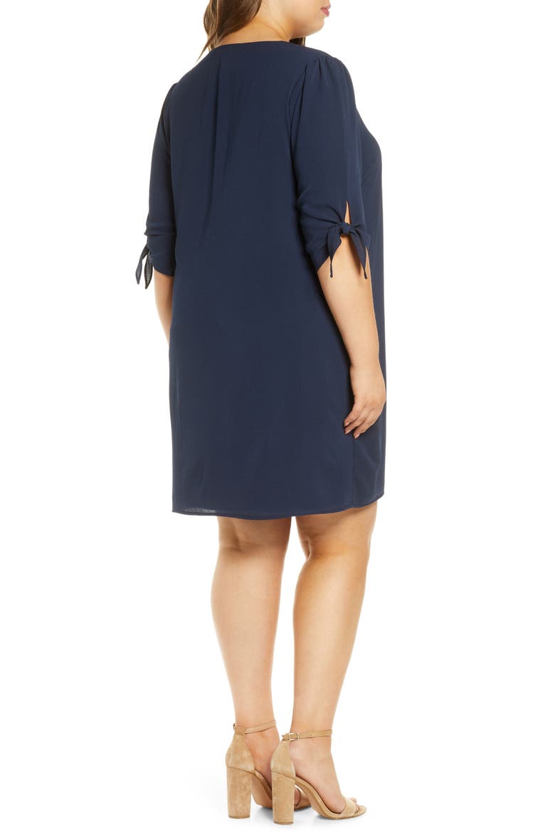 Manhattan Shift Dress, Alternate, color, NOUVEAU NAVY