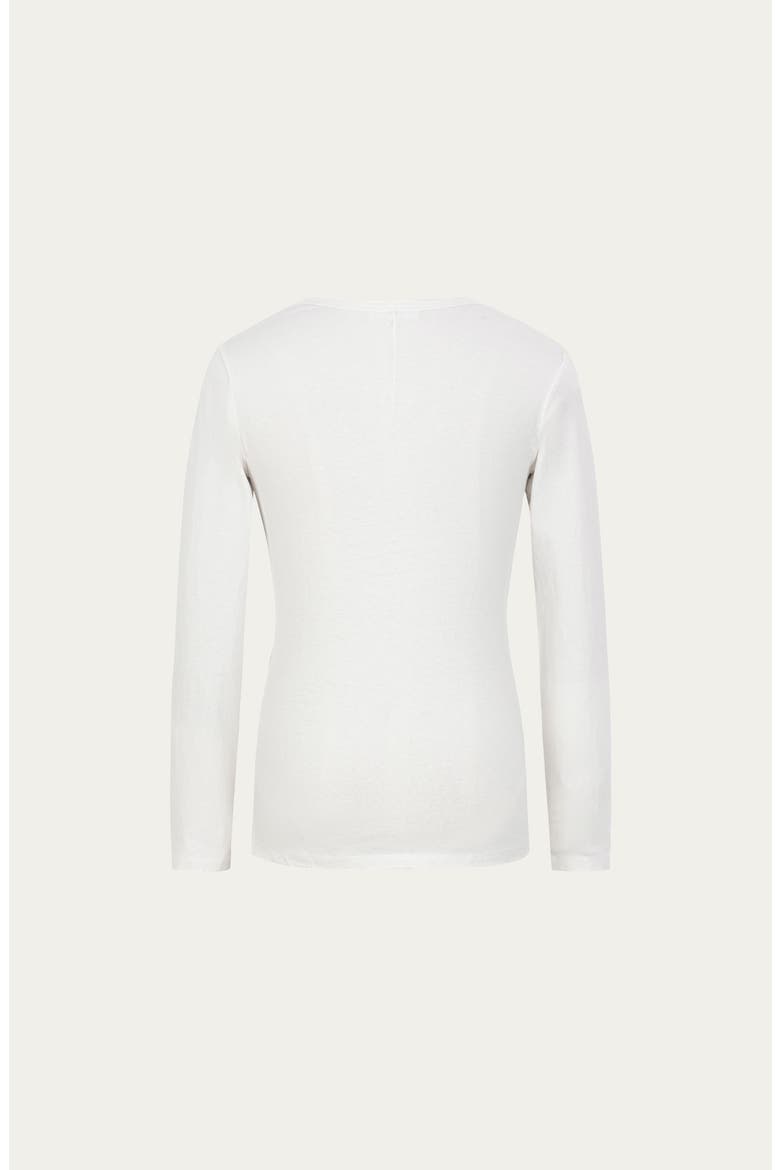 Hemp Essentials Long Sleeve Tee, Alternate, color, white