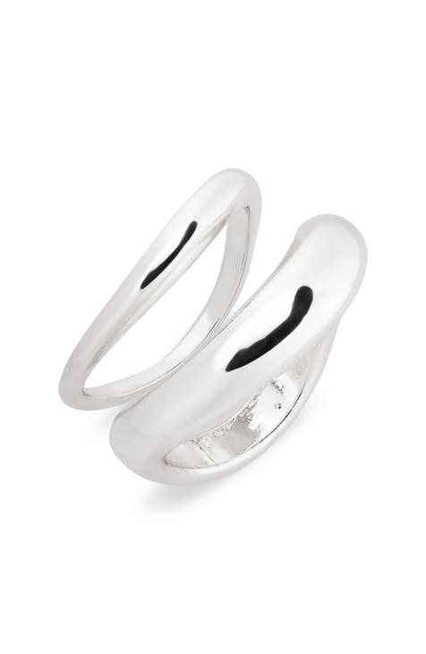 Set of 2 Smooth Sculpted Rings