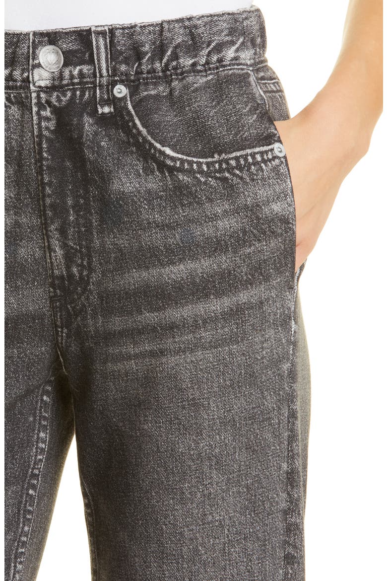 Miramar Faux Jeans Joggers, Alternate, color, BLACK MAGIC
