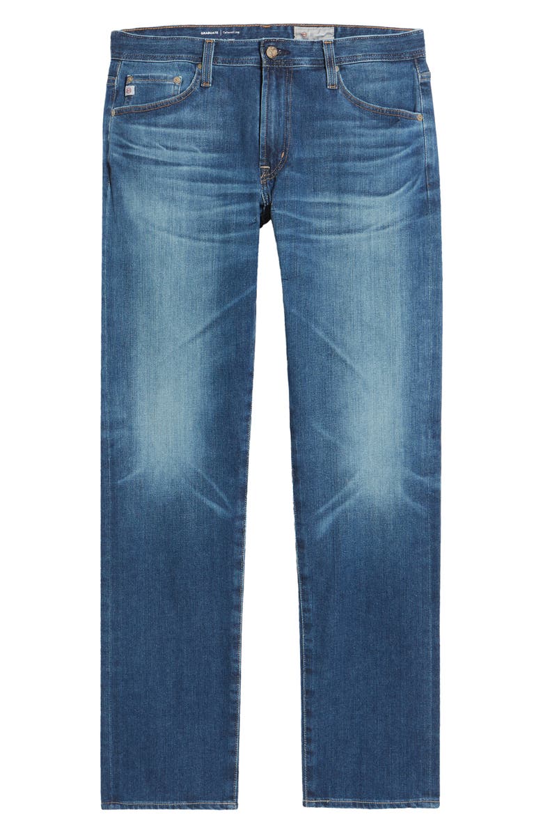 AG Graduate Slim Straight Leg Jeans, Alternate, color, 10 Years Longshore