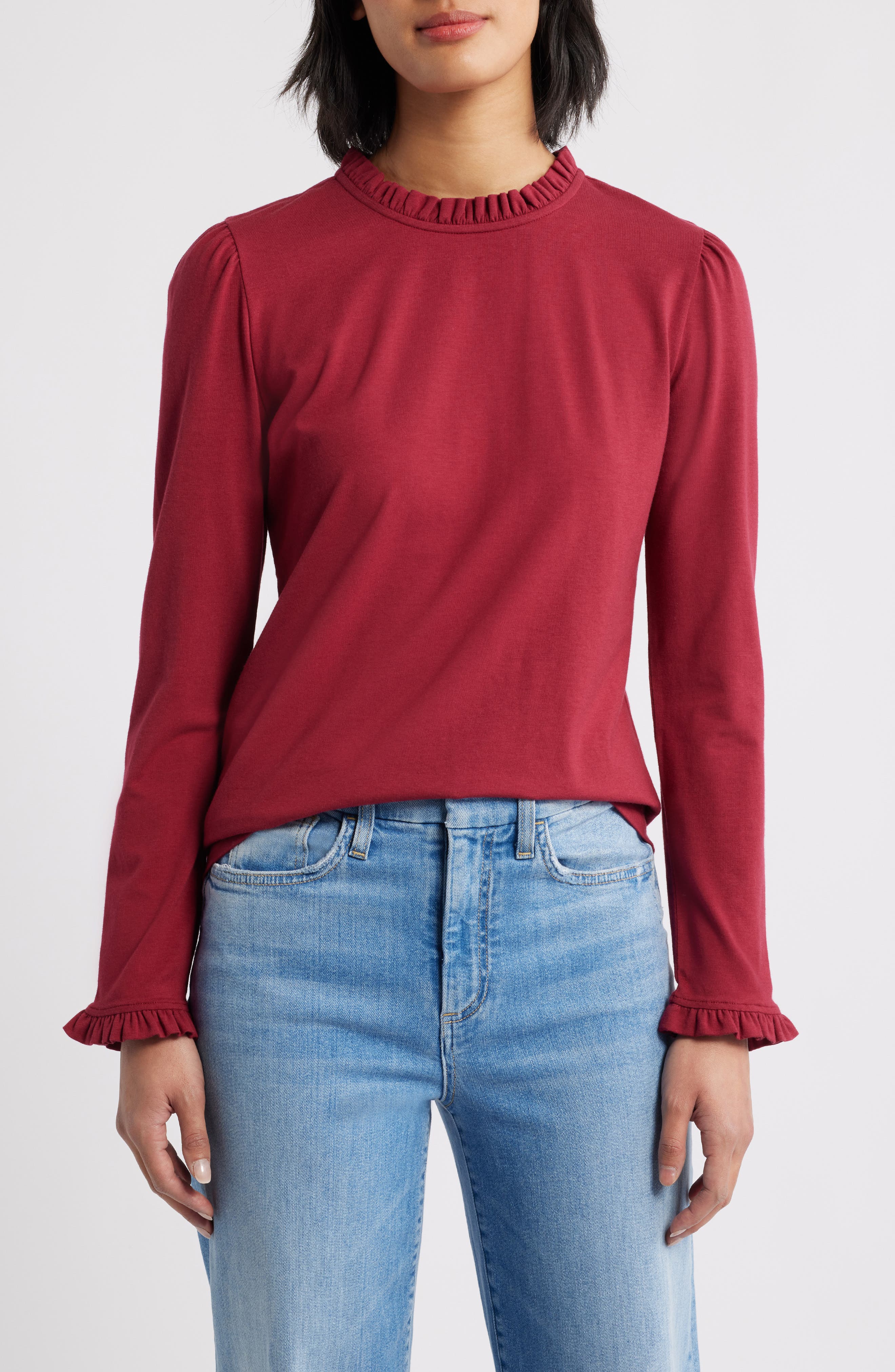 Ruffle Detail Top - image 3