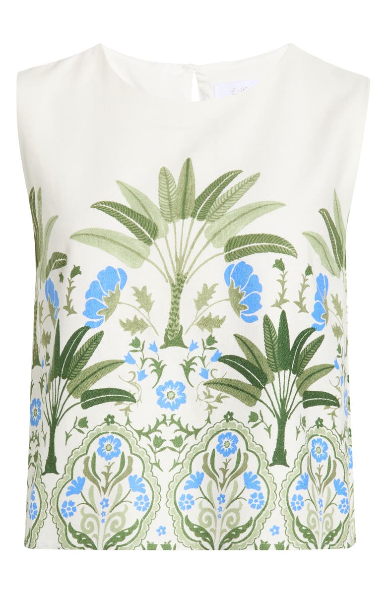 SUGARLIPS Senara Floral Sleeveless Top, Alternate, color, 