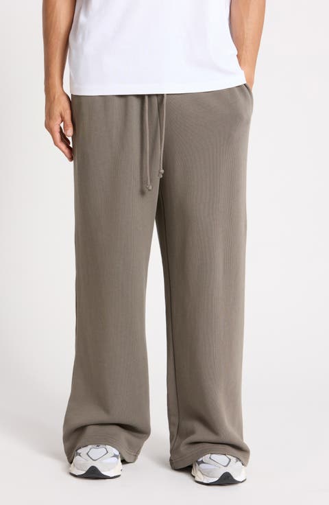 Baggy Cotton Blend Pants