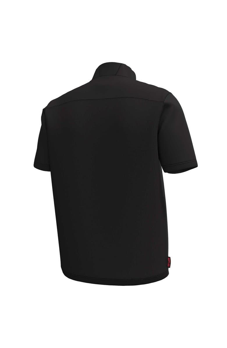 Under Armour Men's Under Armour Black Maryland Terrapins Motivate Quarter-Zip Short Sleeve Top, Alternate, color, Black