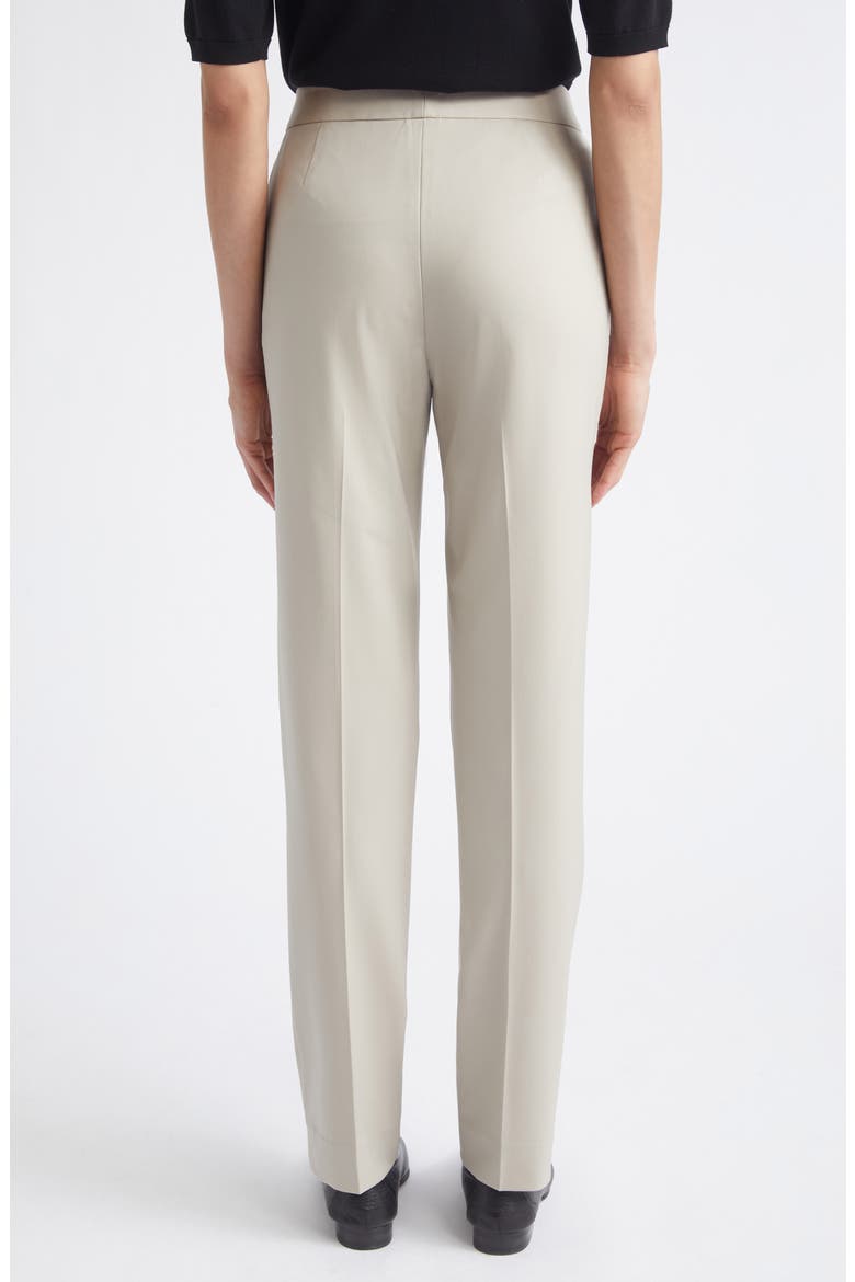 Lafayette 148 New York Irving Straight Leg Stretch Wool Pants
