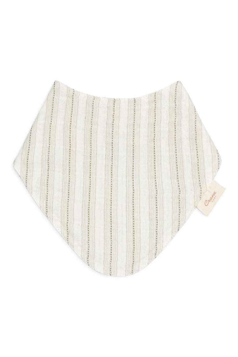 Avery 3-Pack Cotton Muslin Bandana Bibs, Alternate, color, IVORY