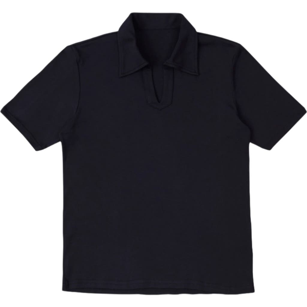 Fortela Goose Short Sleeve Polo In Blue