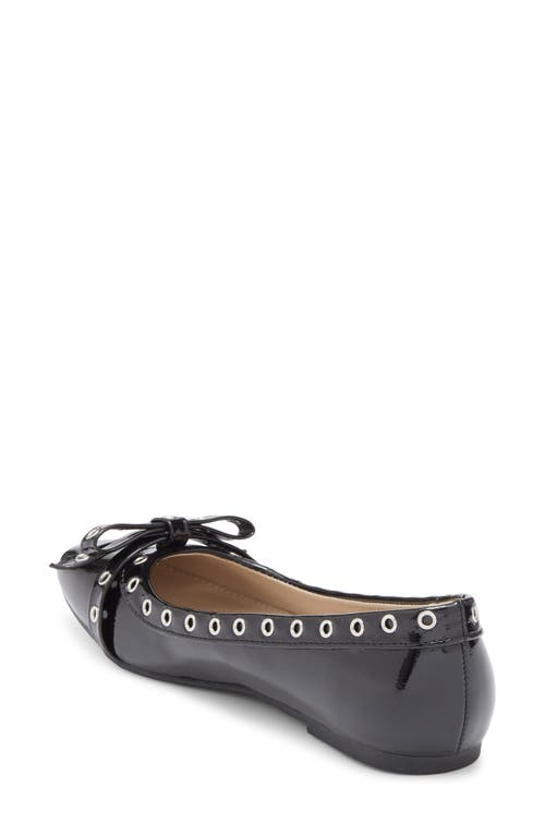 Rachel Rachel Roy Blink Grommet Bow Flat In Black