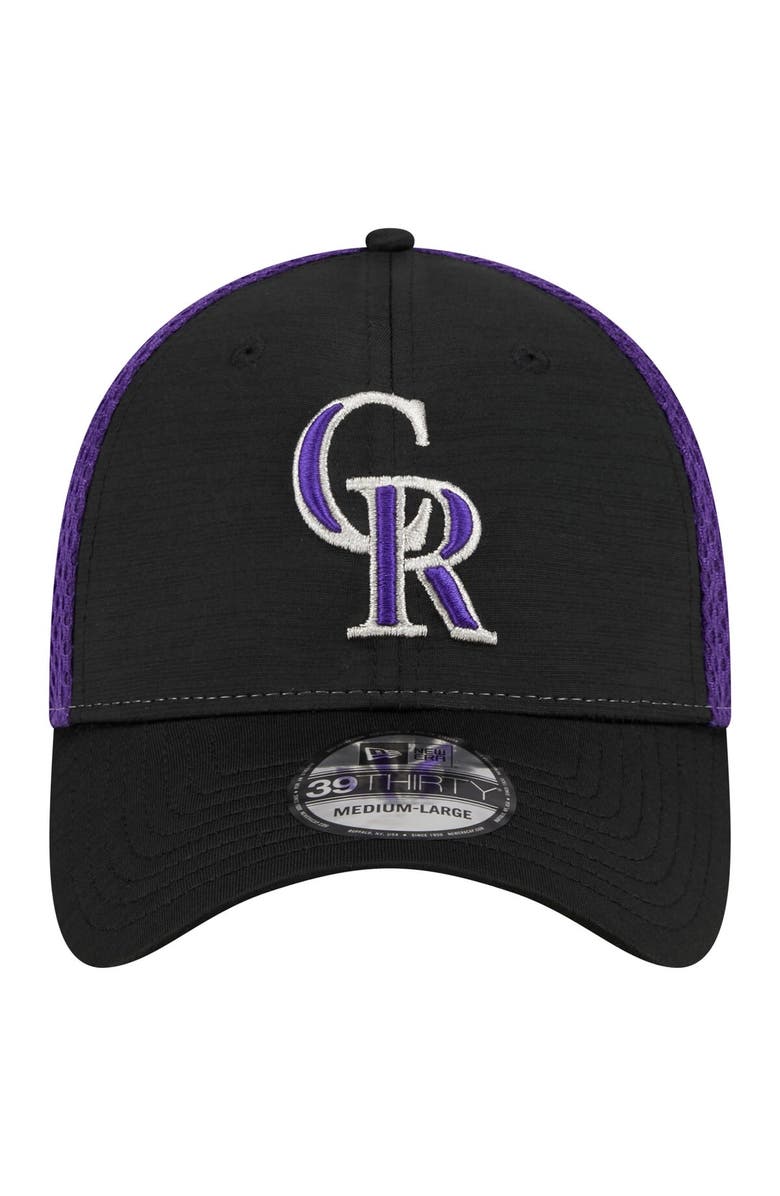 New Era Men's New Era Black Colorado Rockies Neo 39THIRTY Flex Hat, Alternate, color, Black