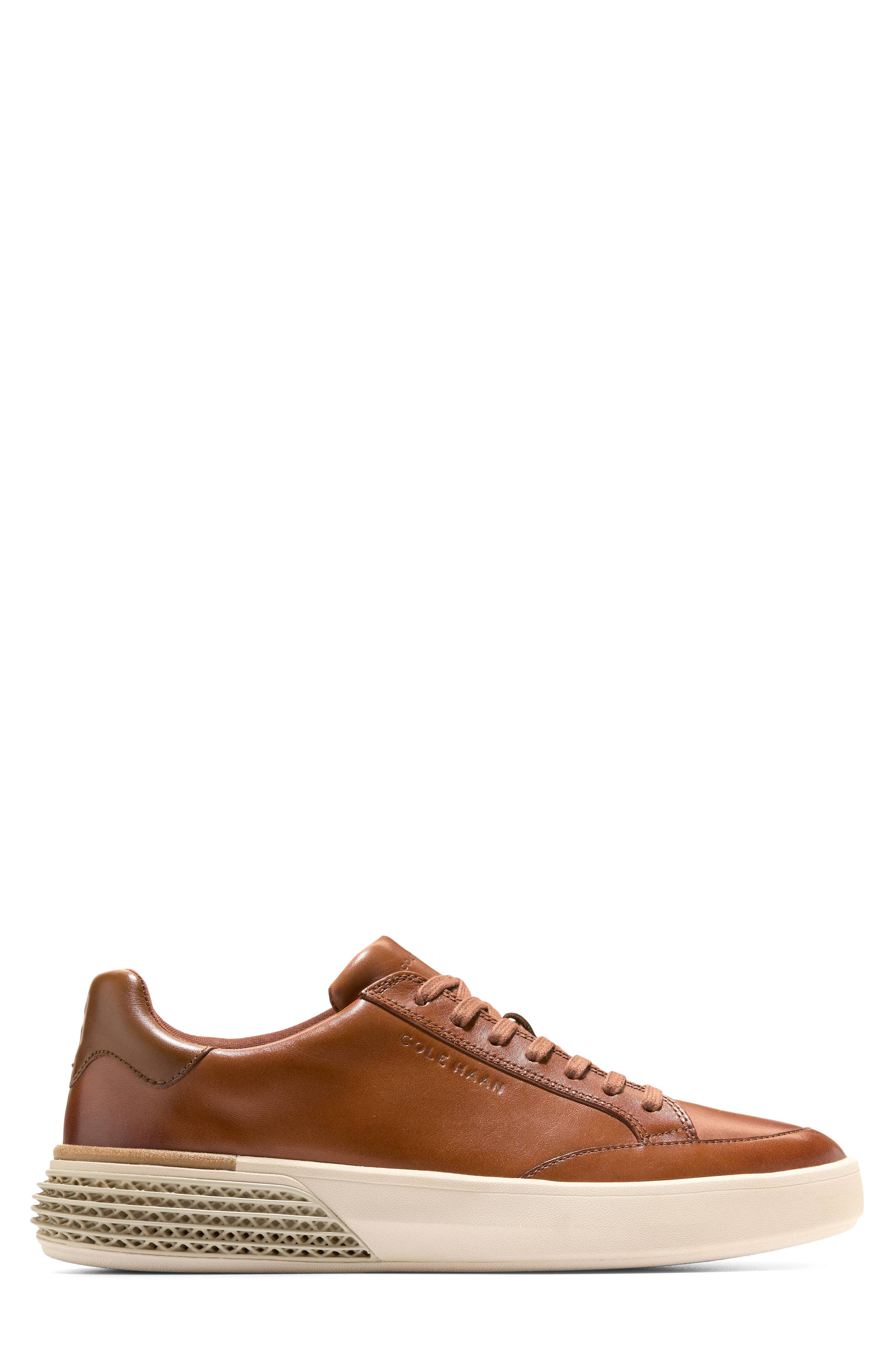 Cole Haan GrandPrø Halfcourt SkyWeave<sup>™</sup> Sneaker, Alternate, color, British Tan / Spiced Brown