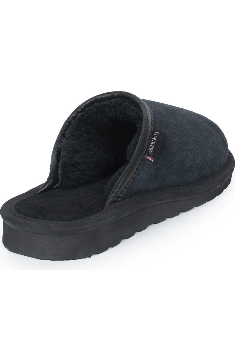 Celtic & Co. Backless British Clogs, Alternate, color, Navy