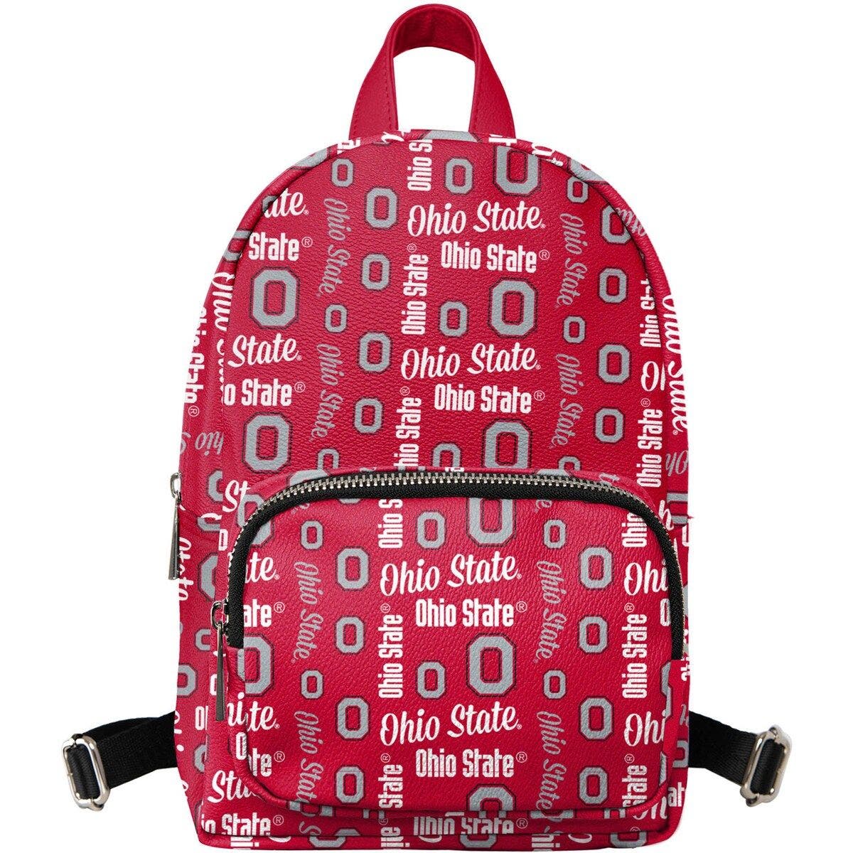 FOCO Youth FOCO Red Ohio State Buckeyes Repeat Brooklyn Mini Backpack, Main, color, Scarlet