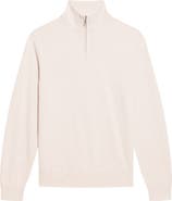 Theory Hilles Quarter Zip Cashmere Sweater