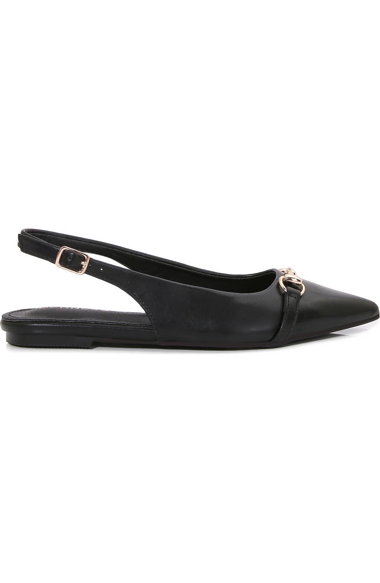 BERNESS Bit Slingback Flat, Alternate, color, Black