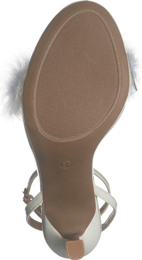 Safina Faux Fur Heel Sandal